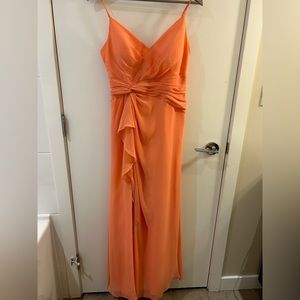 Azazie Emerald Dress in Sunset